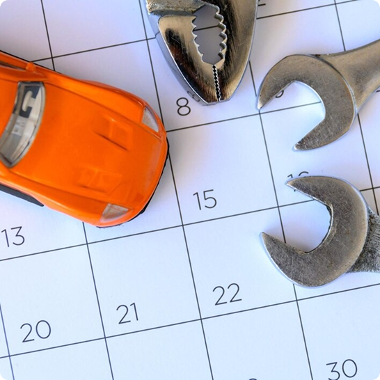 Kalender voor seizoensgebonden onderhoud